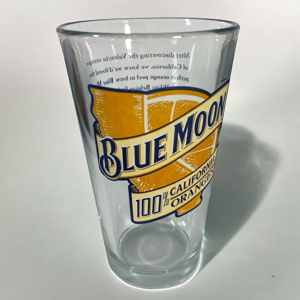 Blue Moon Beer Glass 16 oz.